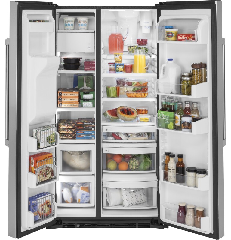 Café Series 21.9 Cu. Ft. Counter-depth Side-by-side Refrigerator CZS22MSKSS