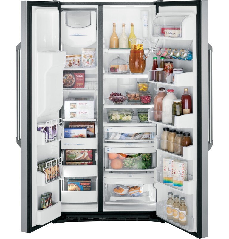 Café Series 24.6 Cu. Ft. Counter-depth Side-by-side Refrigerator CZS25TSESS