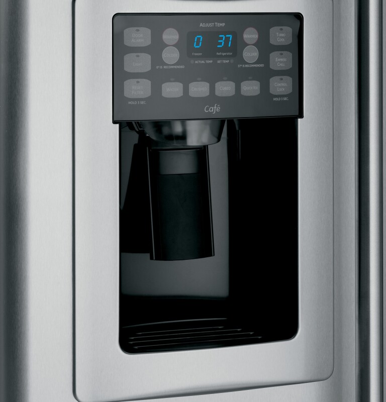 Café Series 24.6 Cu. Ft. Counter-depth Side-by-side Refrigerator CZS25TSESS