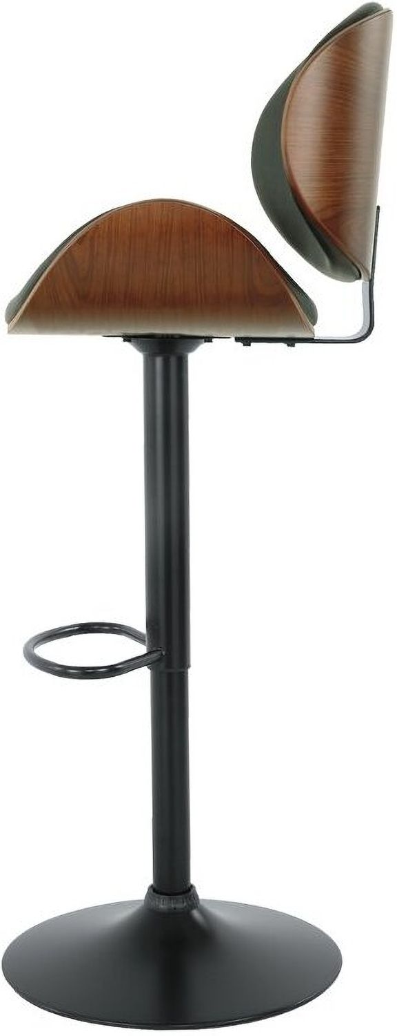 Black Tall Upholstered Swivel Barstool D120530