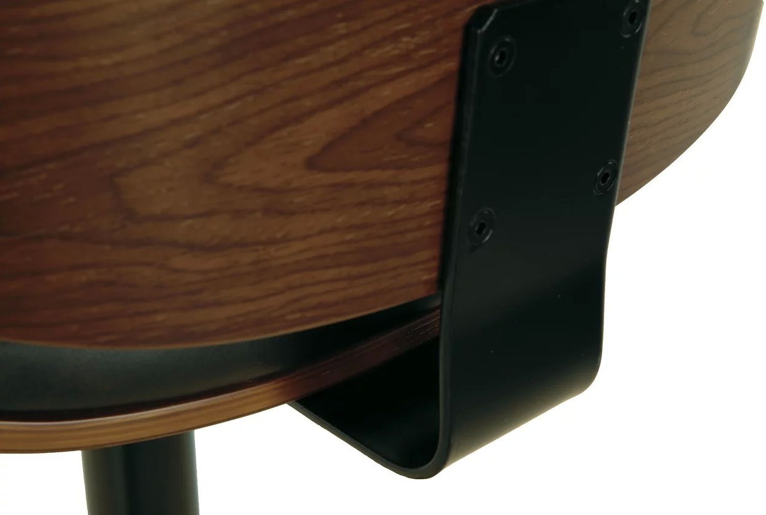 Black Tall Upholstered Swivel Barstool D120530