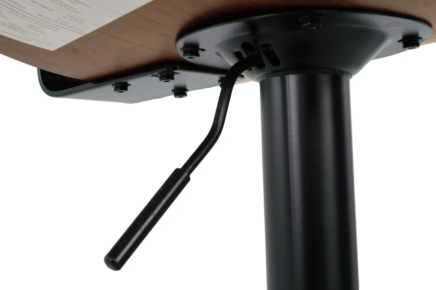 Black Tall Upholstered Swivel Barstool D120530