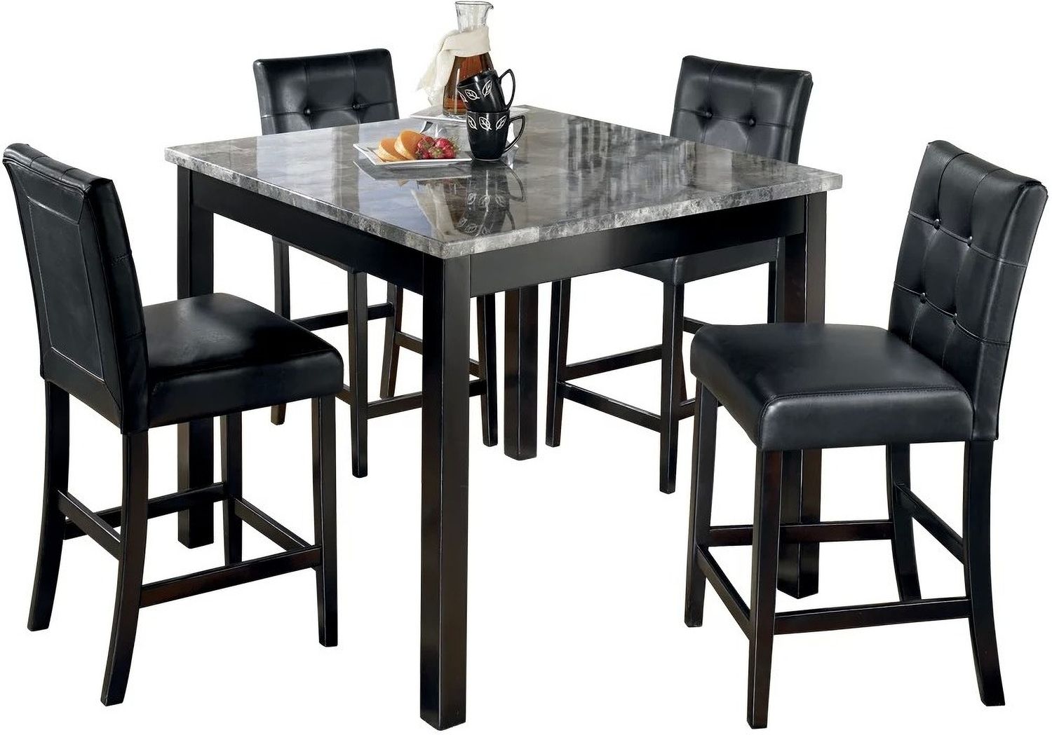 Maysville 5 Piece Square Counter Height Dining Room Set D154223