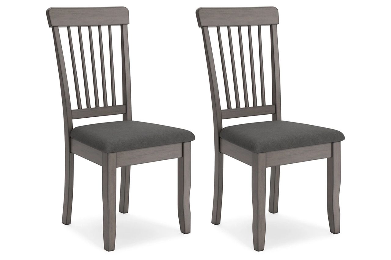 Shullden Gray Dining Room Side Chair Set Of 2 D19401
