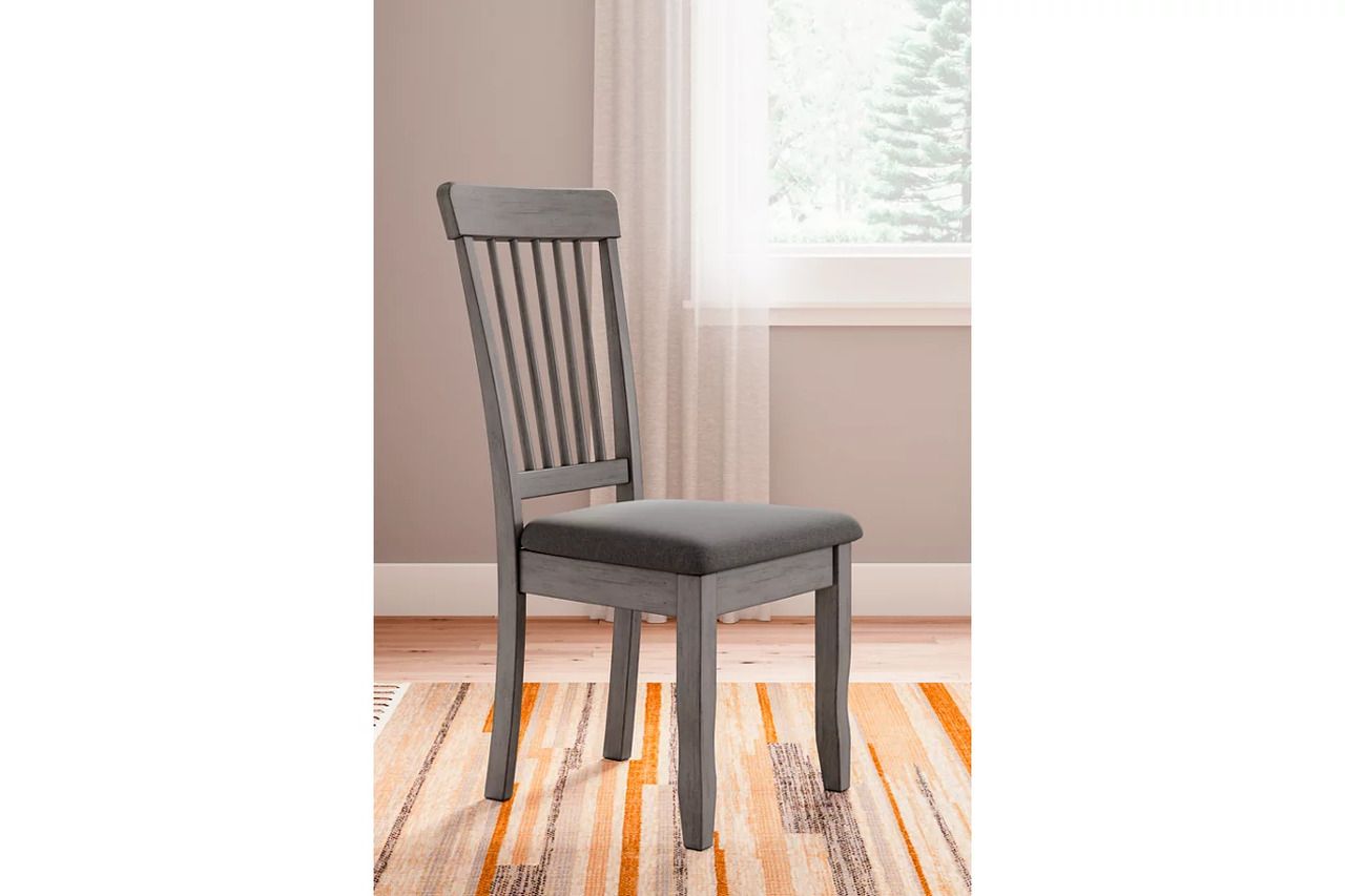 Shullden Gray Dining Room Side Chair Set Of 2 D19401
