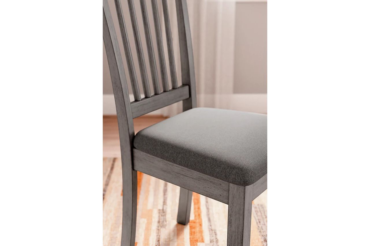 Shullden Dining Room Set In Gray D194D1