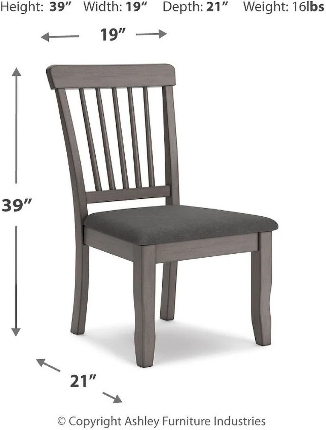 Shullden Dining Room Set In Gray D194D1