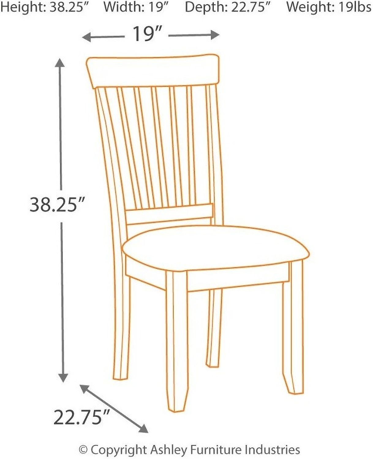 Berringer Side Chairs Set of 2 D19901