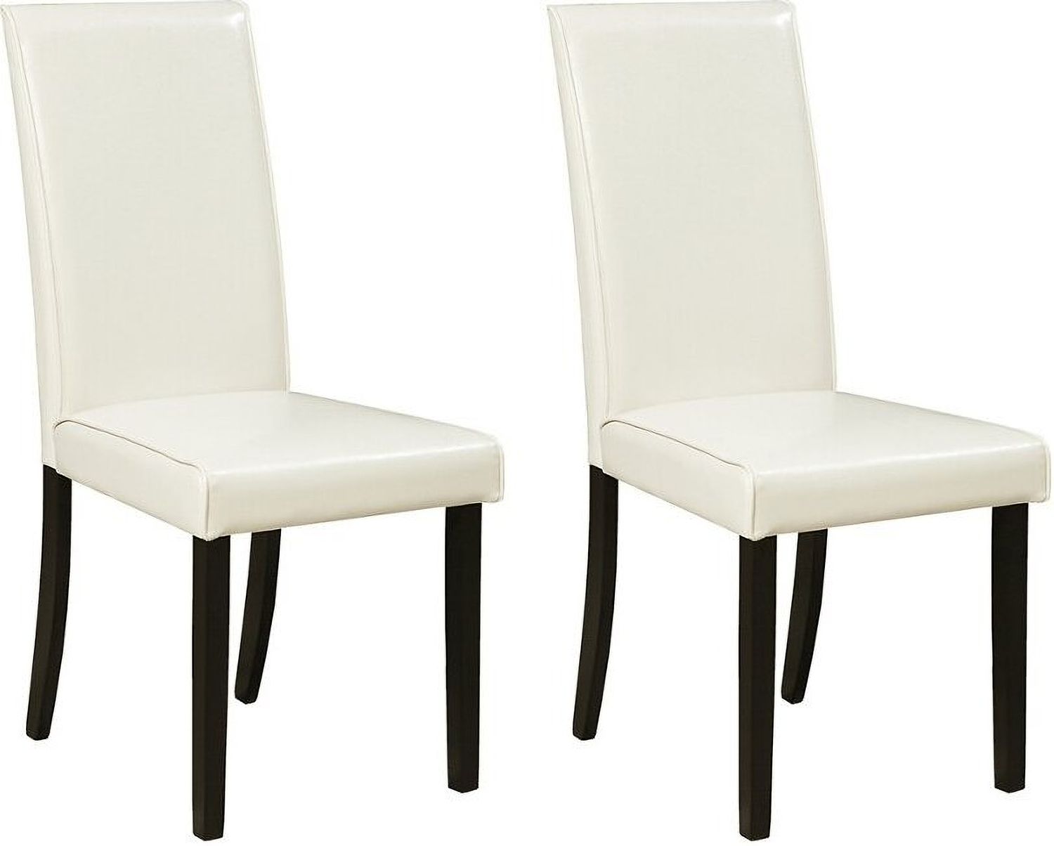 Kimonte Ivory Upholstered Dining Side Chair Set of 2 D25001