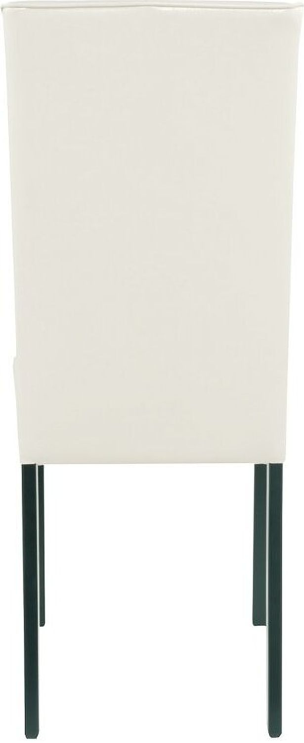 Kimonte Ivory Upholstered Dining Side Chair Set of 2 D25001
