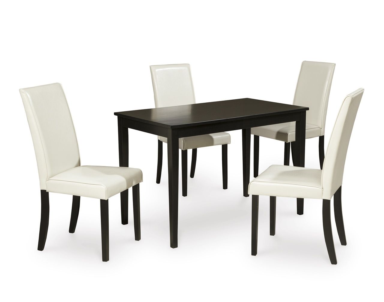 Kimonte Ivory Upholstered Dining Side Chair Set of 2 D25001
