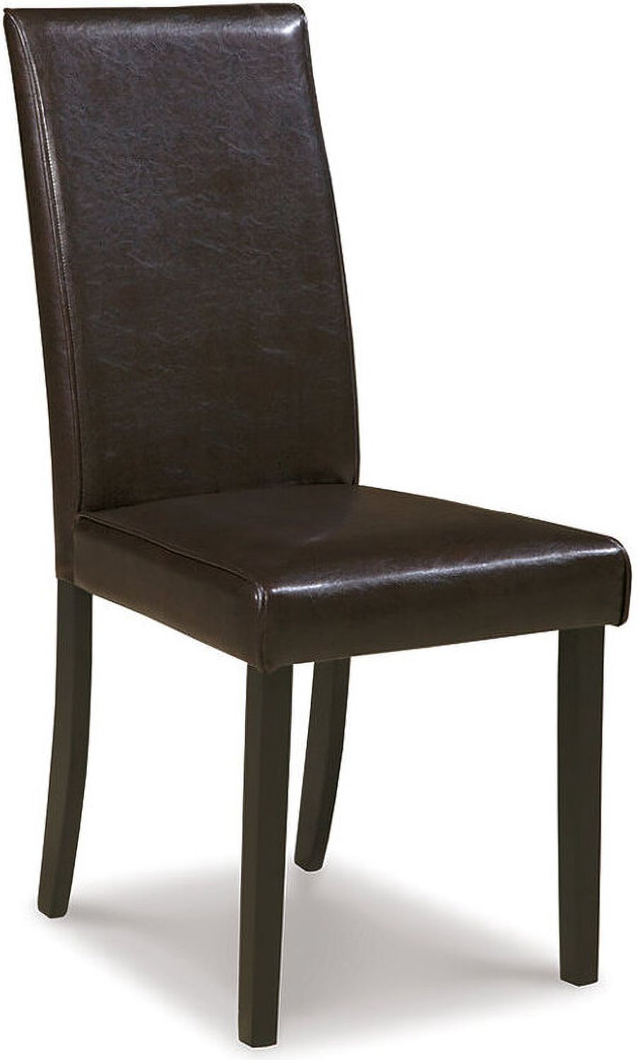Kimonte Brown Upholstered Dining Side Chair Set of 2 D25002