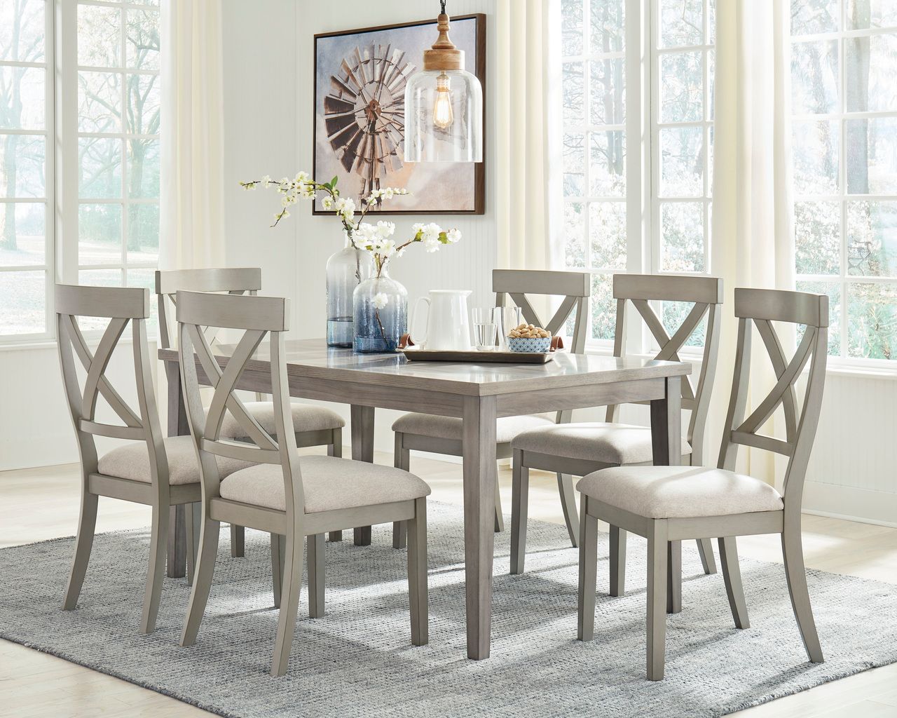 Parellen Gray Dining Table D29125