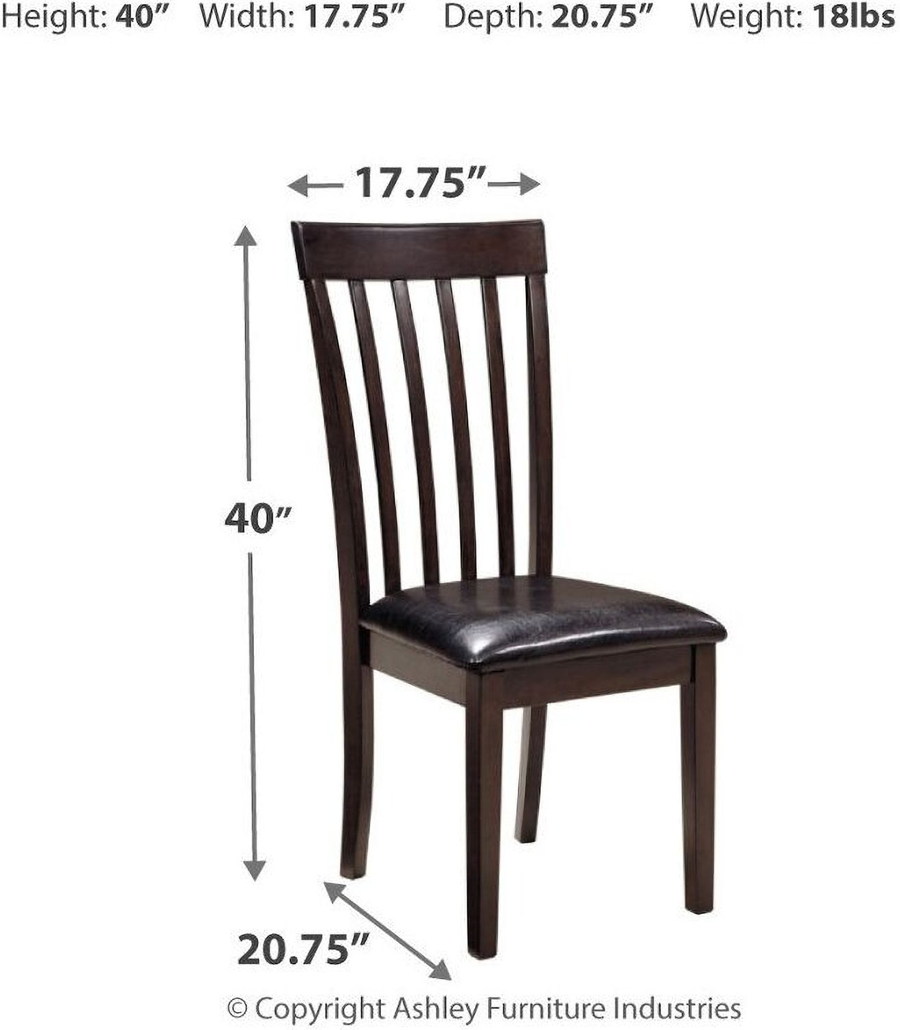 Hammis Upholstered Side Chair Set of 2 D31001