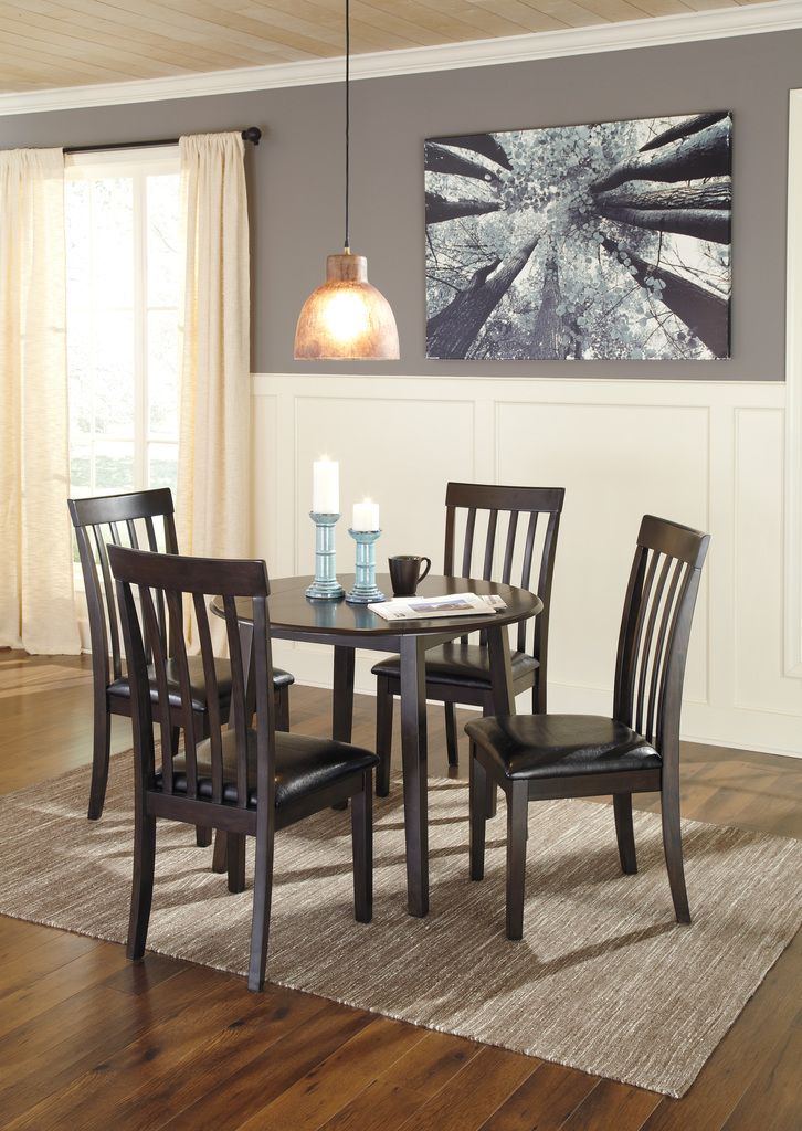 Hammis Round Dining Room Drop Leaf Table D31015
