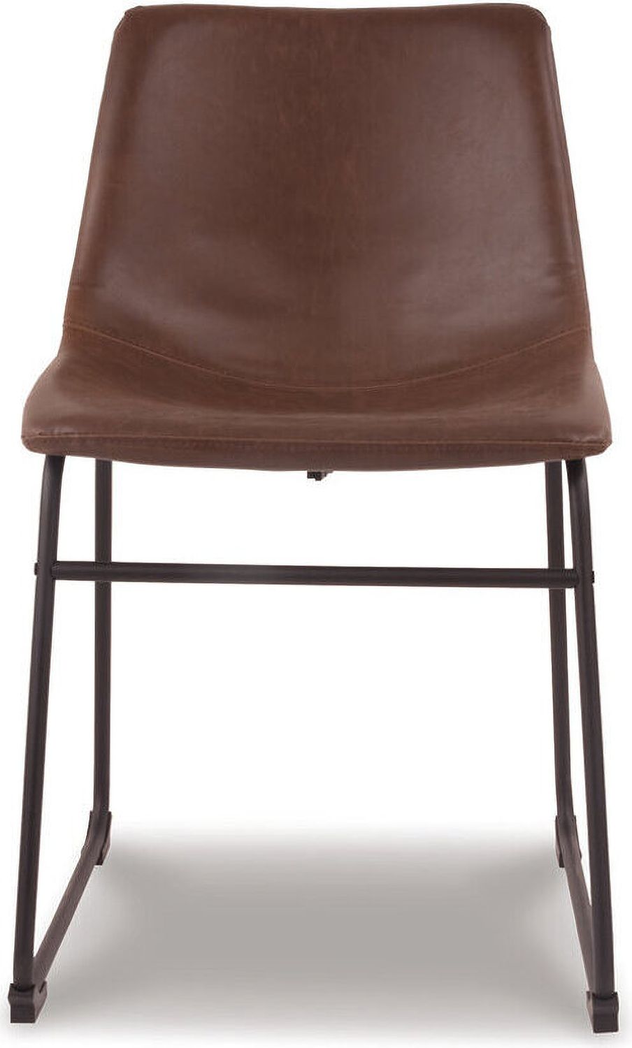 Centiar Brown and Black Dining Upholstered Side Chair Set of 2 D37201