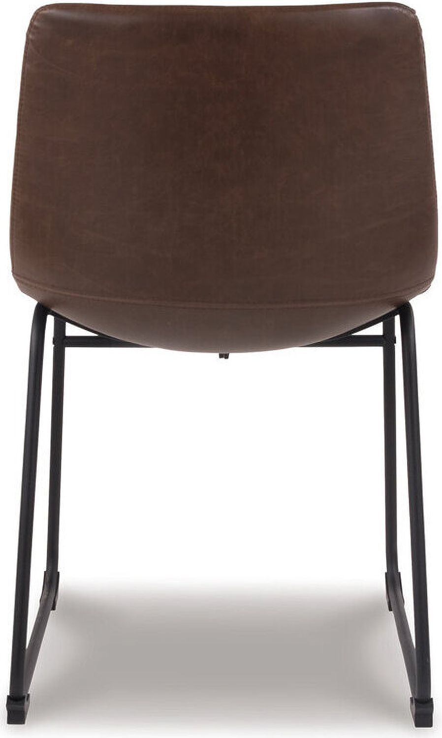 Centiar Brown and Black Dining Upholstered Side Chair Set of 2 D37201