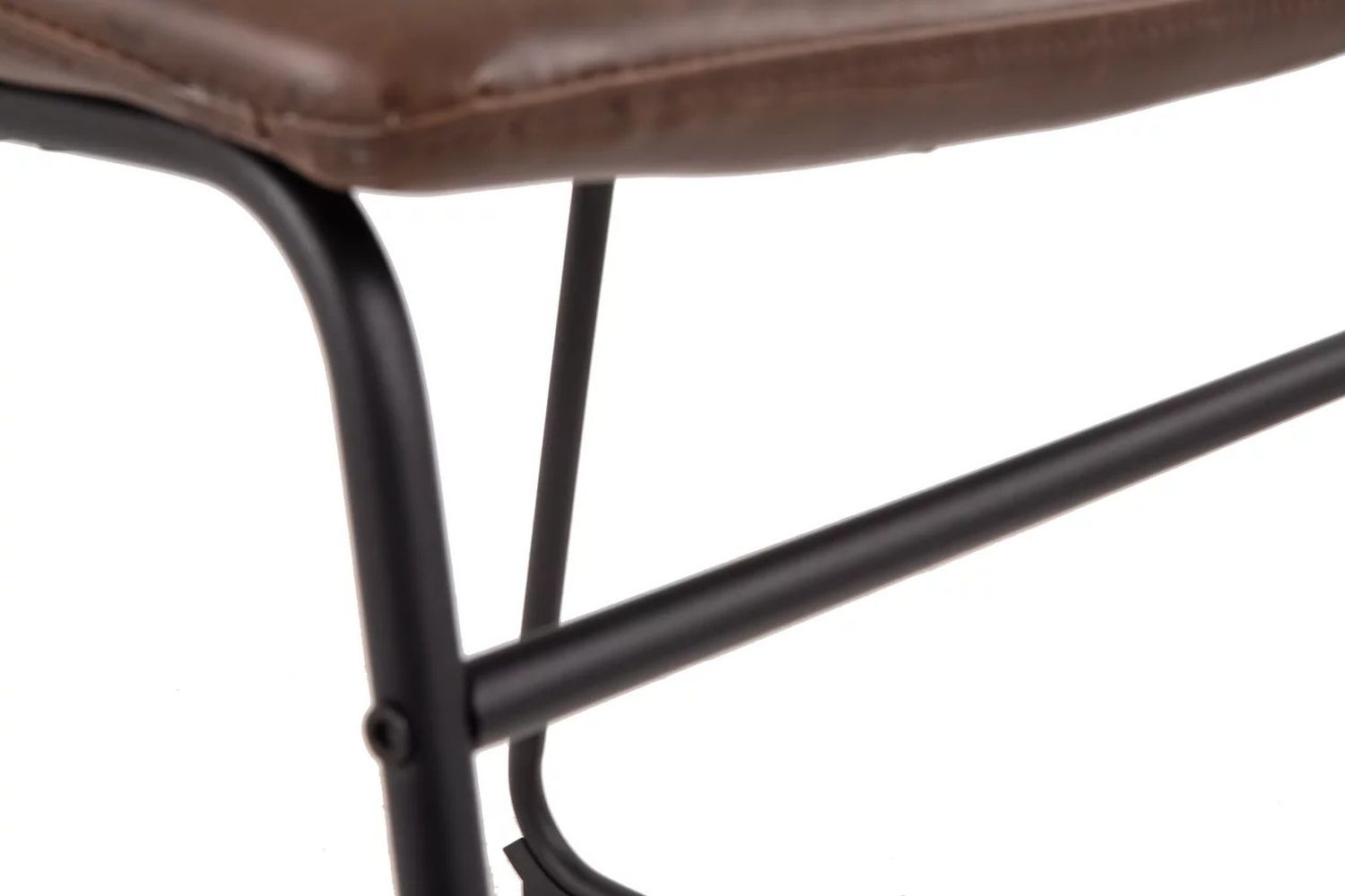 Centiar Brown and Black Dining Upholstered Side Chair Set of 2 D37201