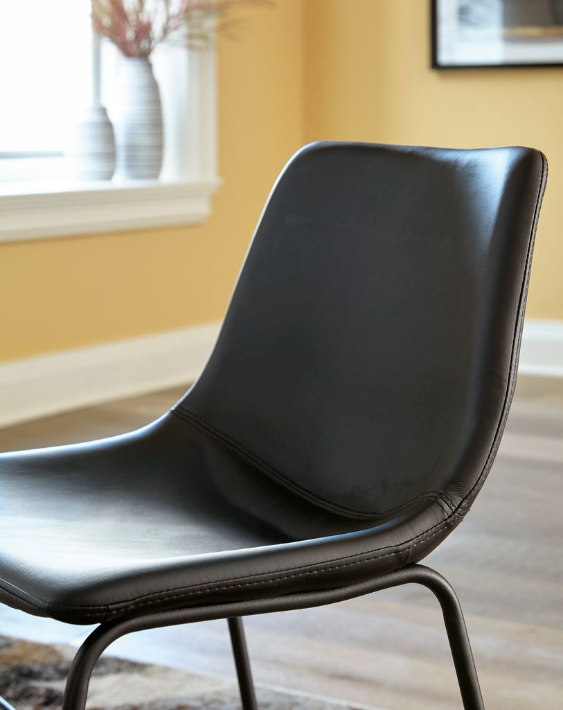 Centiar Black Dining Chair Set of 2 D37206