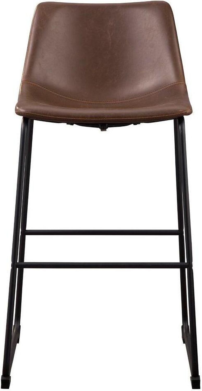 Centiar Brown Pub Height Bar Stool Set of 2 D372130