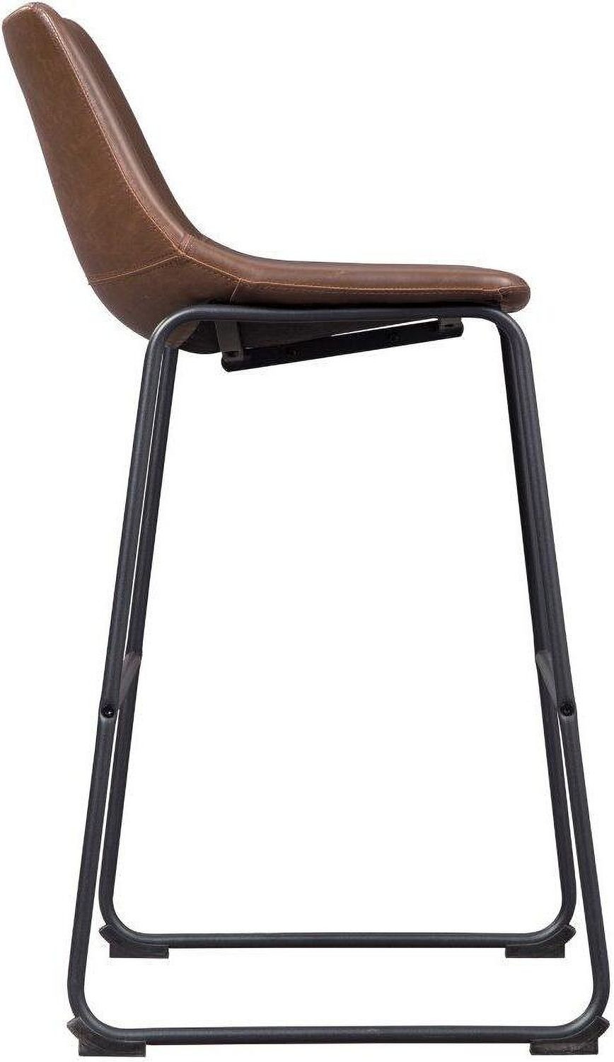 Centiar Brown Pub Height Bar Stool Set of 2 D372130