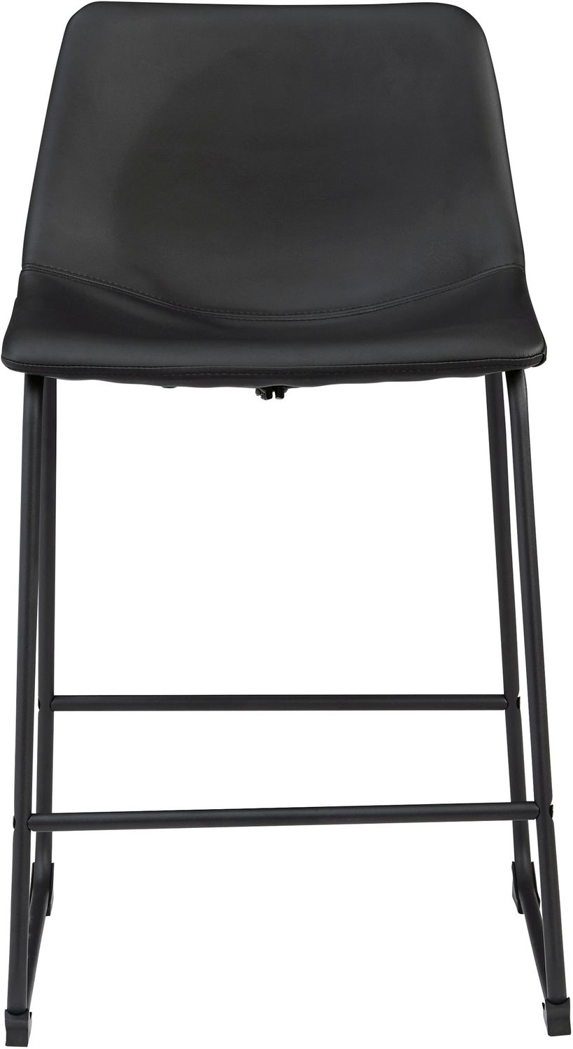 Centiar Black Counter Height Bar Stool Set of 2 D372624