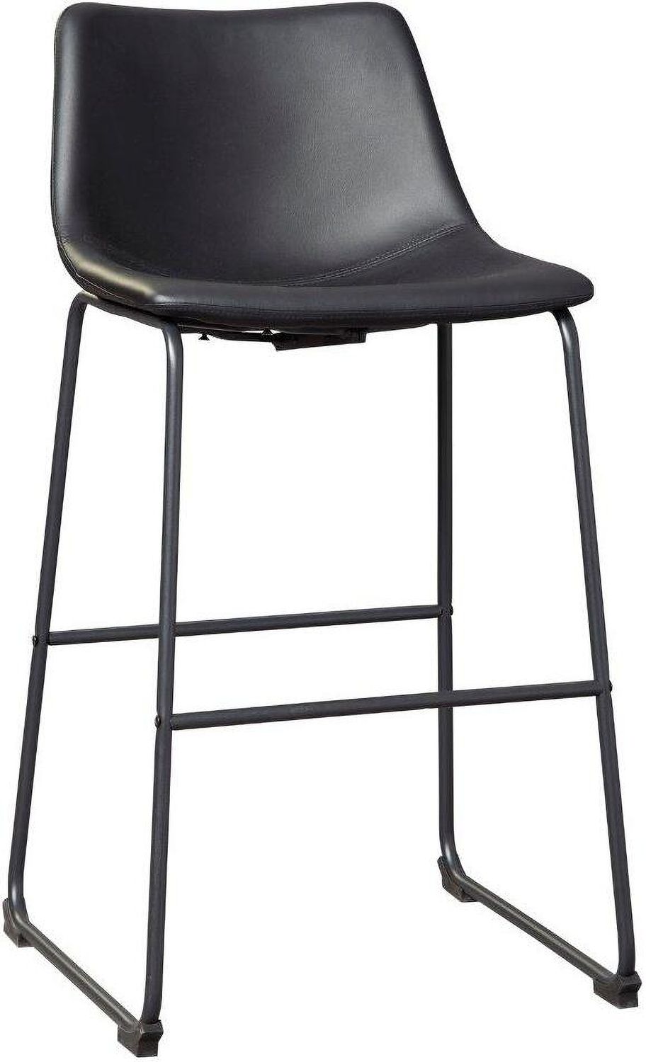 Centiar Black Pub Height Bar Stool Set of 2 D372630