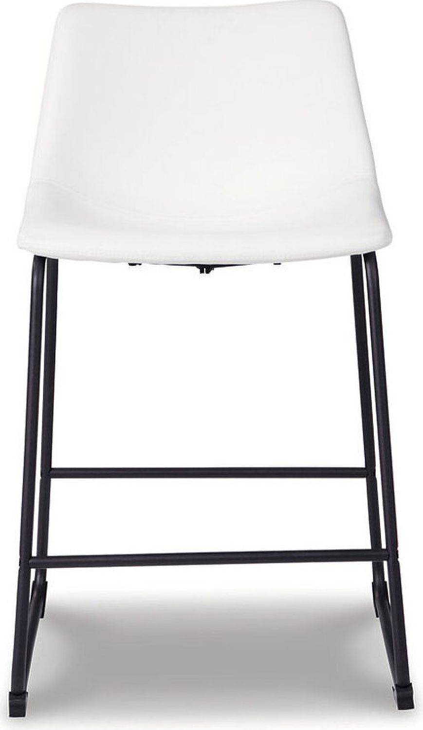 Centiar White Upholstered Barstool Set of 2 D372724