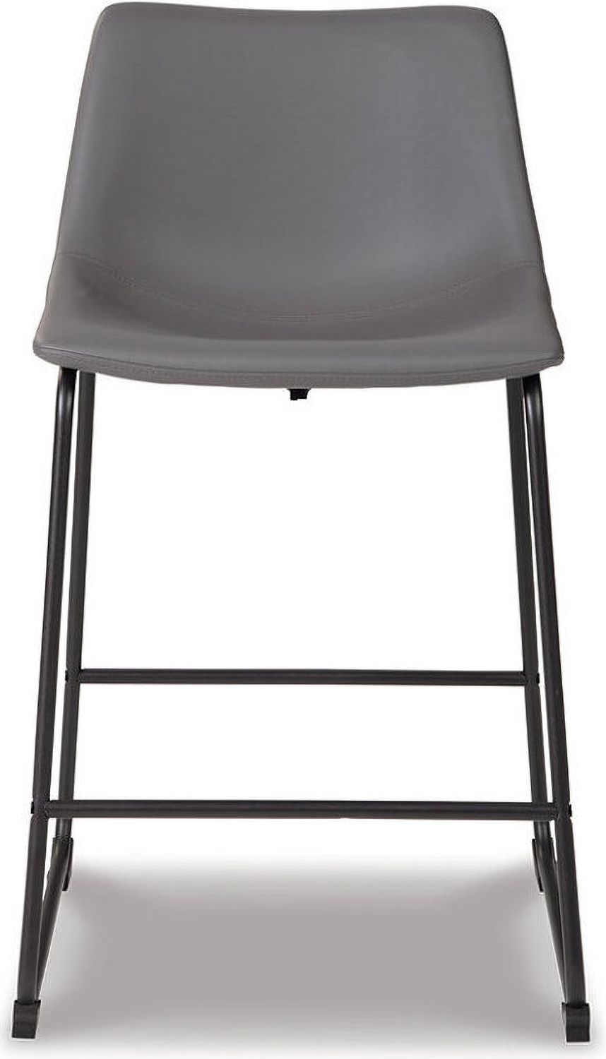 Centiar Gray Upholstered Barstool Set of 2 D372824