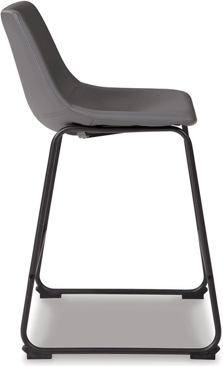 Centiar Gray Upholstered Barstool Set of 2 D372824