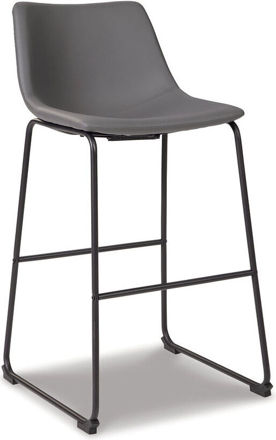 Centiar Gray Tall Upholstered Barstool Set of 2 D372830