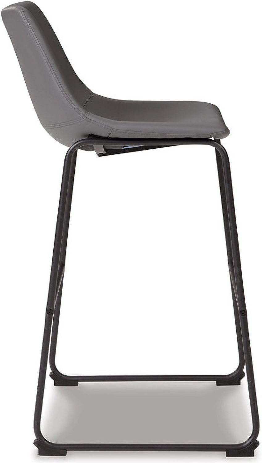 Centiar Gray Tall Upholstered Barstool Set of 2 D372830