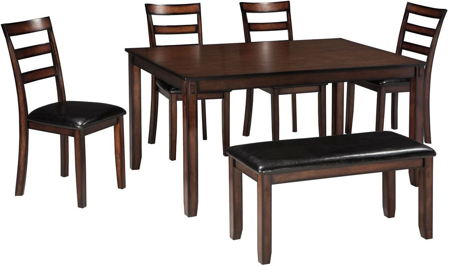 Coviar Brown 6 Piece Dining Room Set D385325