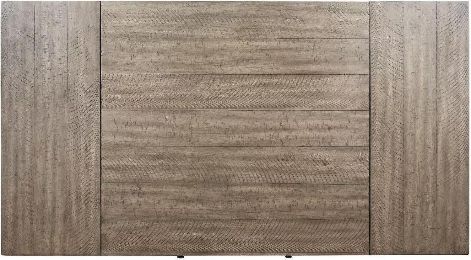 Skempton White/Light Brown Rectangular Dining Room Table w/Storage D39425