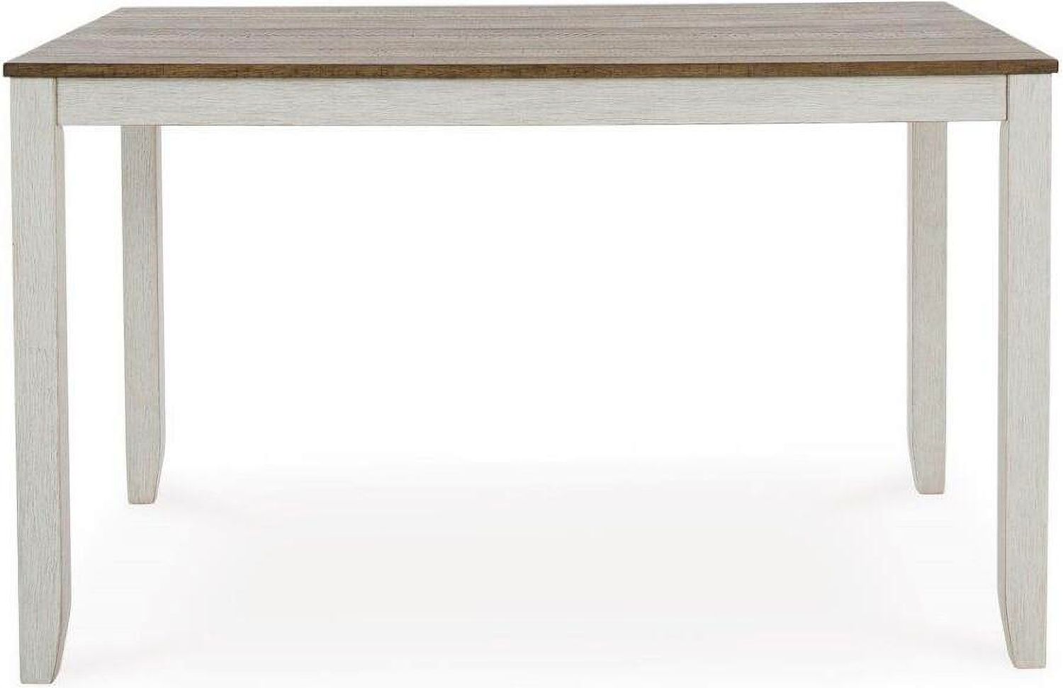 Skempton White and Brown Rectangular Dining Room Counter Set D394423
