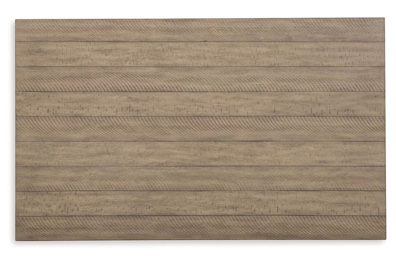 Skempton White and Brown Rectangular Dining Room Counter Set D394423