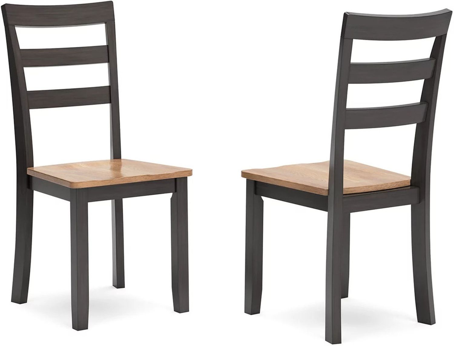 Gesthaven Dining Chair Set of 2 In Natural and Brown D39601