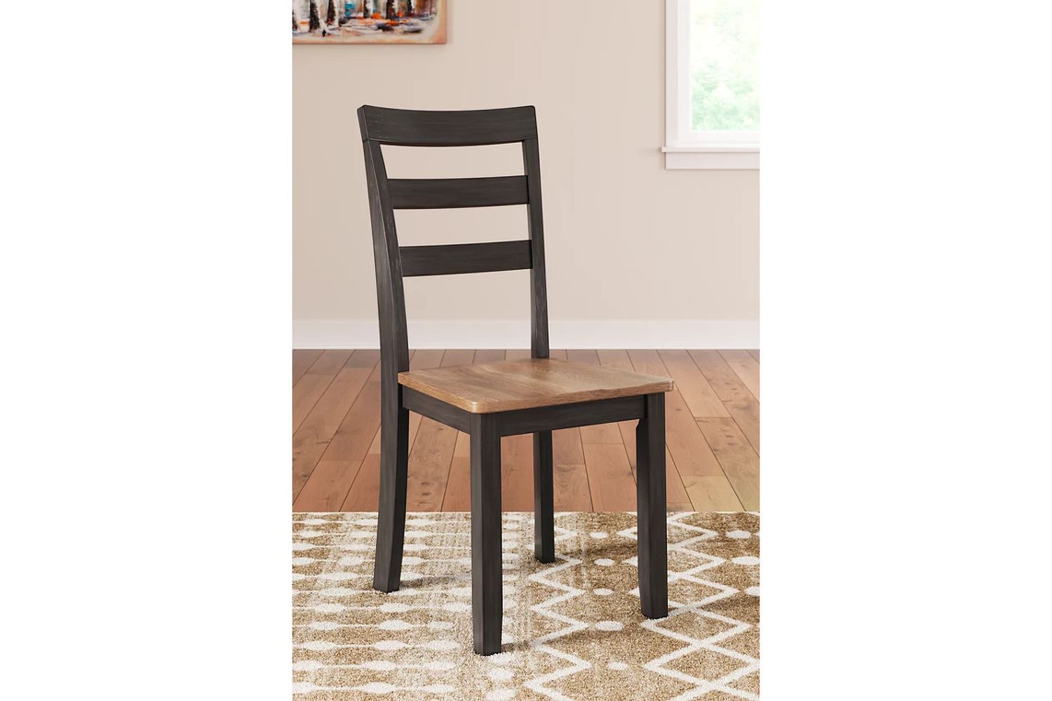 Gesthaven Dining Chair Set of 2 In Natural and Brown D39601