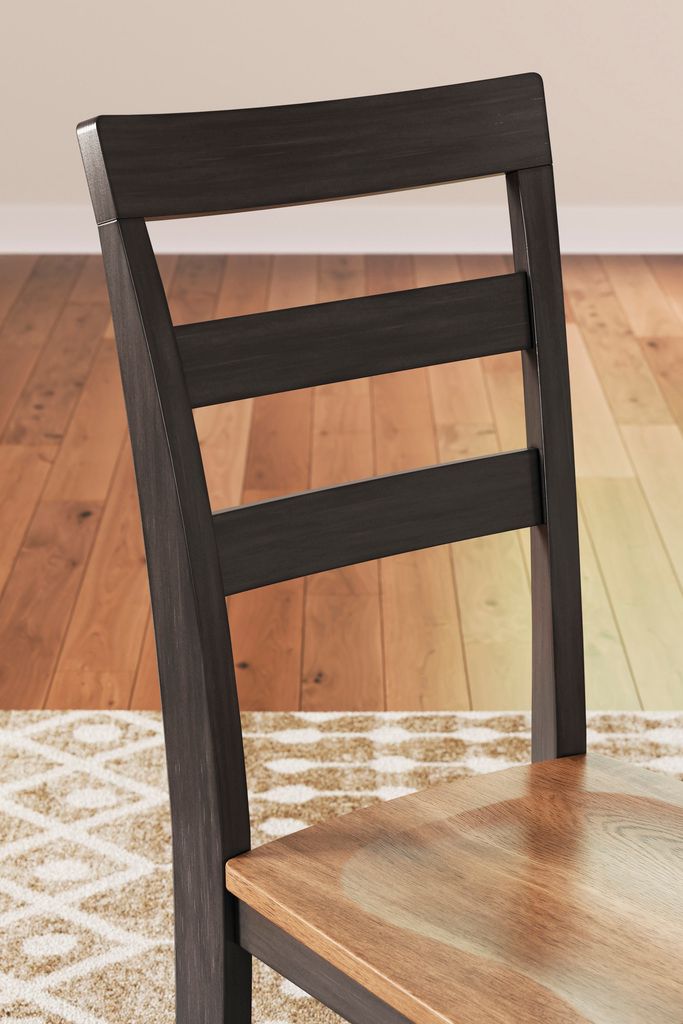 Gesthaven Dining Chair Set of 2 In Natural and Brown D39601