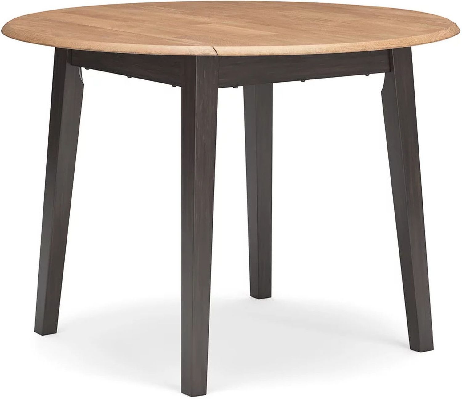 Gesthaven Dining Drop Leaf Table In Natural and Brown D39615