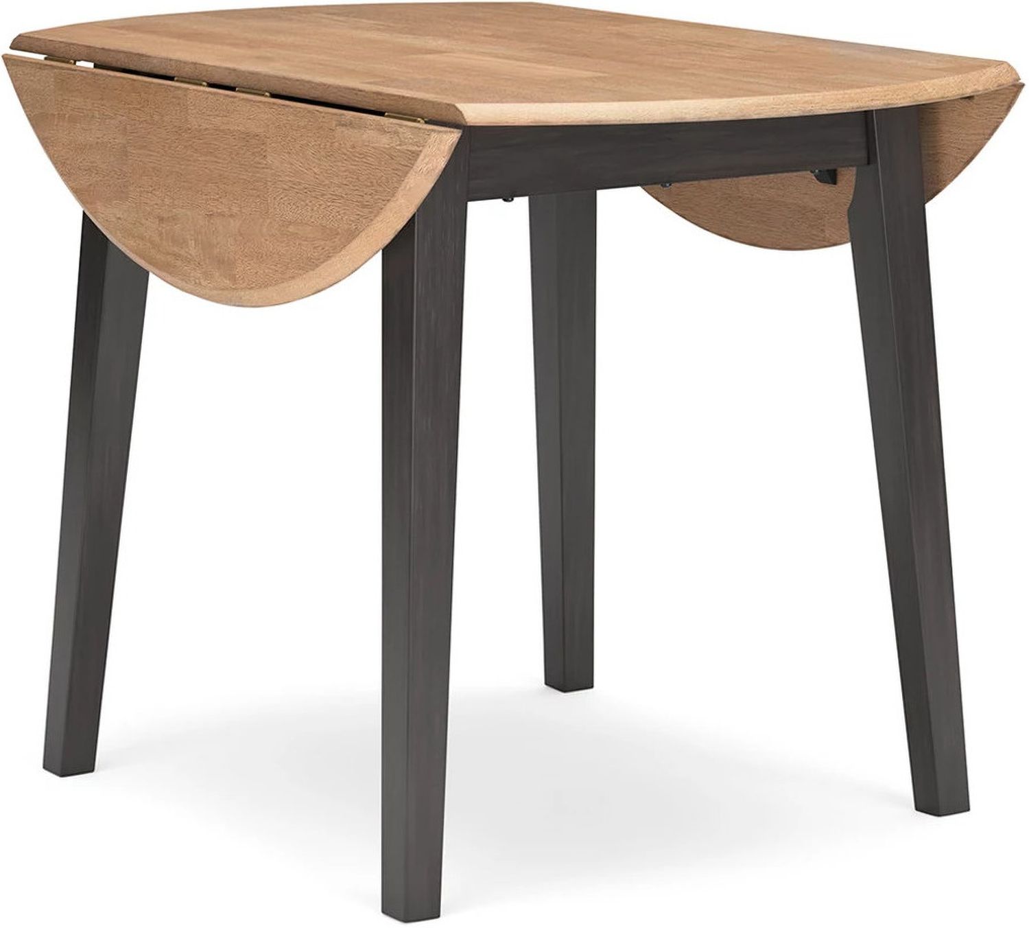 Gesthaven Dining Drop Leaf Table In Natural and Brown D39615