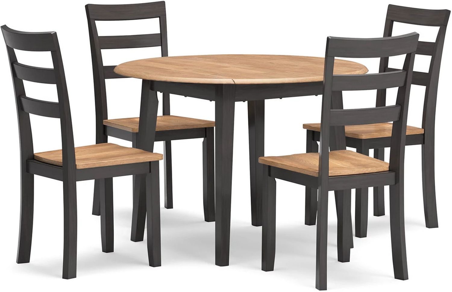 Gesthaven Dining Room Set In Natural and Brown D396D1
