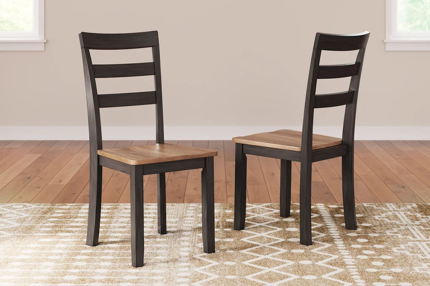 Gesthaven Dining Room Set In Natural and Brown D396D1