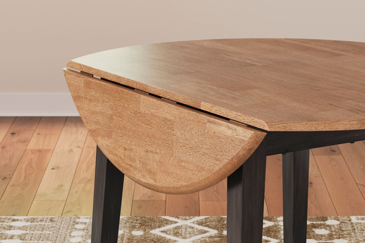 Gesthaven Dining Room Set In Natural and Brown D396D1