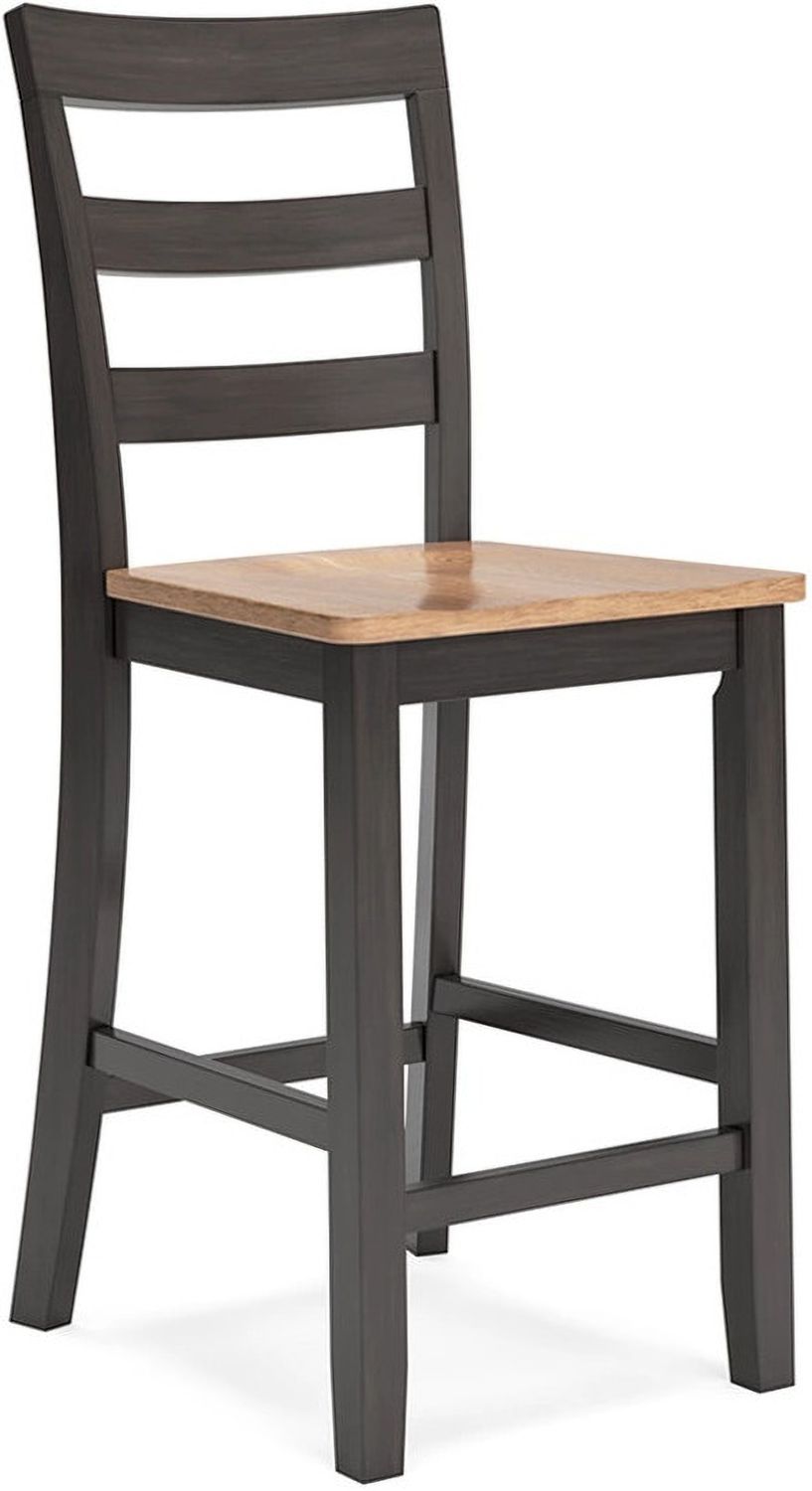 Gesthaven Counter Height Dining Room Set In Natural and Brown D396D2