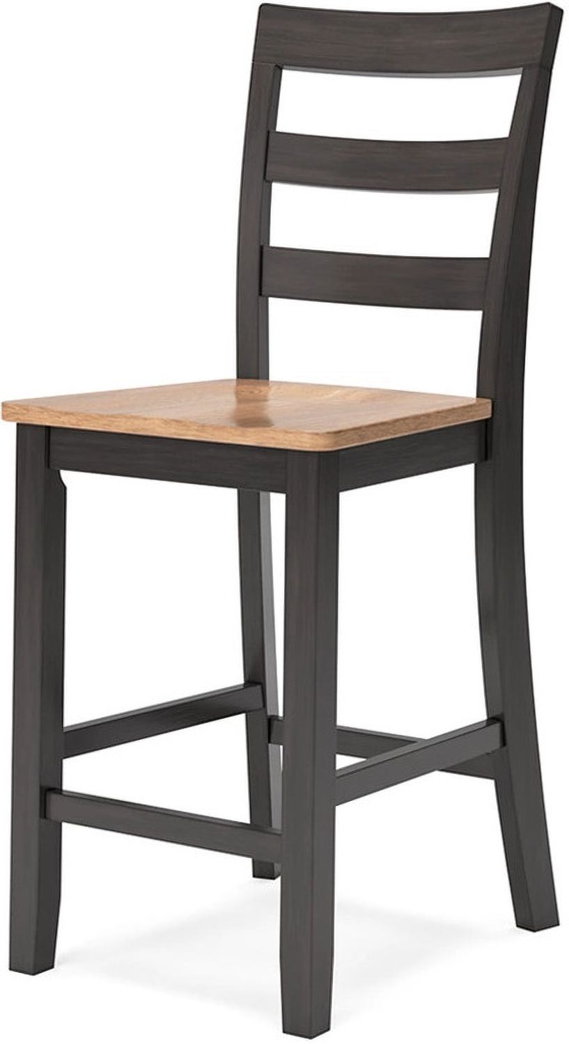 Gesthaven Counter Height Dining Room Set In Natural and Brown D396D2