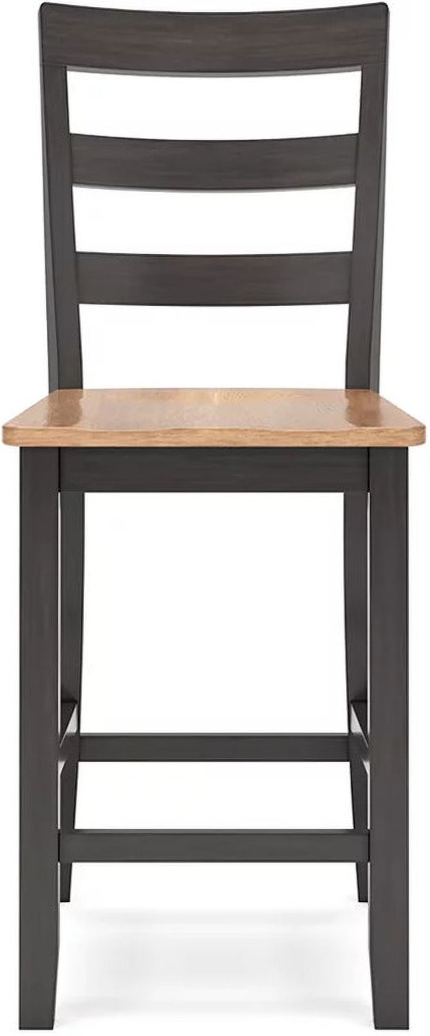 Gesthaven Counter Height Dining Room Set In Natural and Brown D396D2