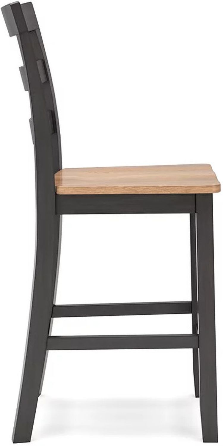 Gesthaven Counter Height Dining Room Set In Natural and Brown D396D2
