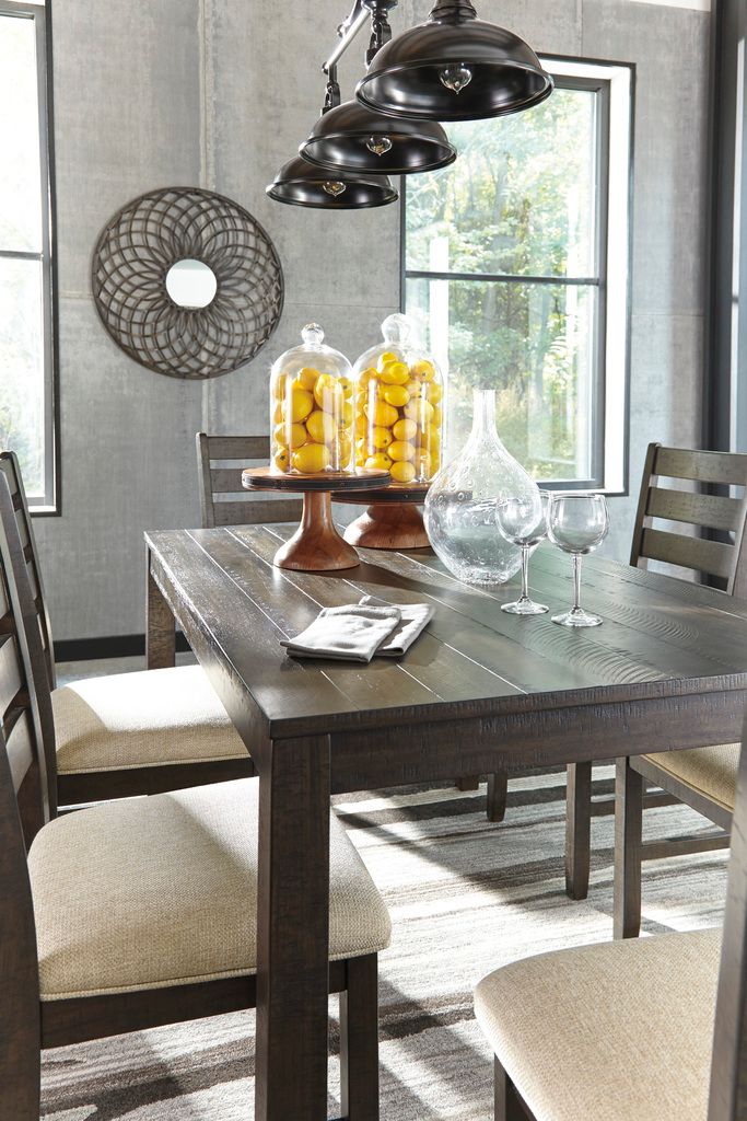 Rokane Brown 7 Piece Dining Room Set D397425
