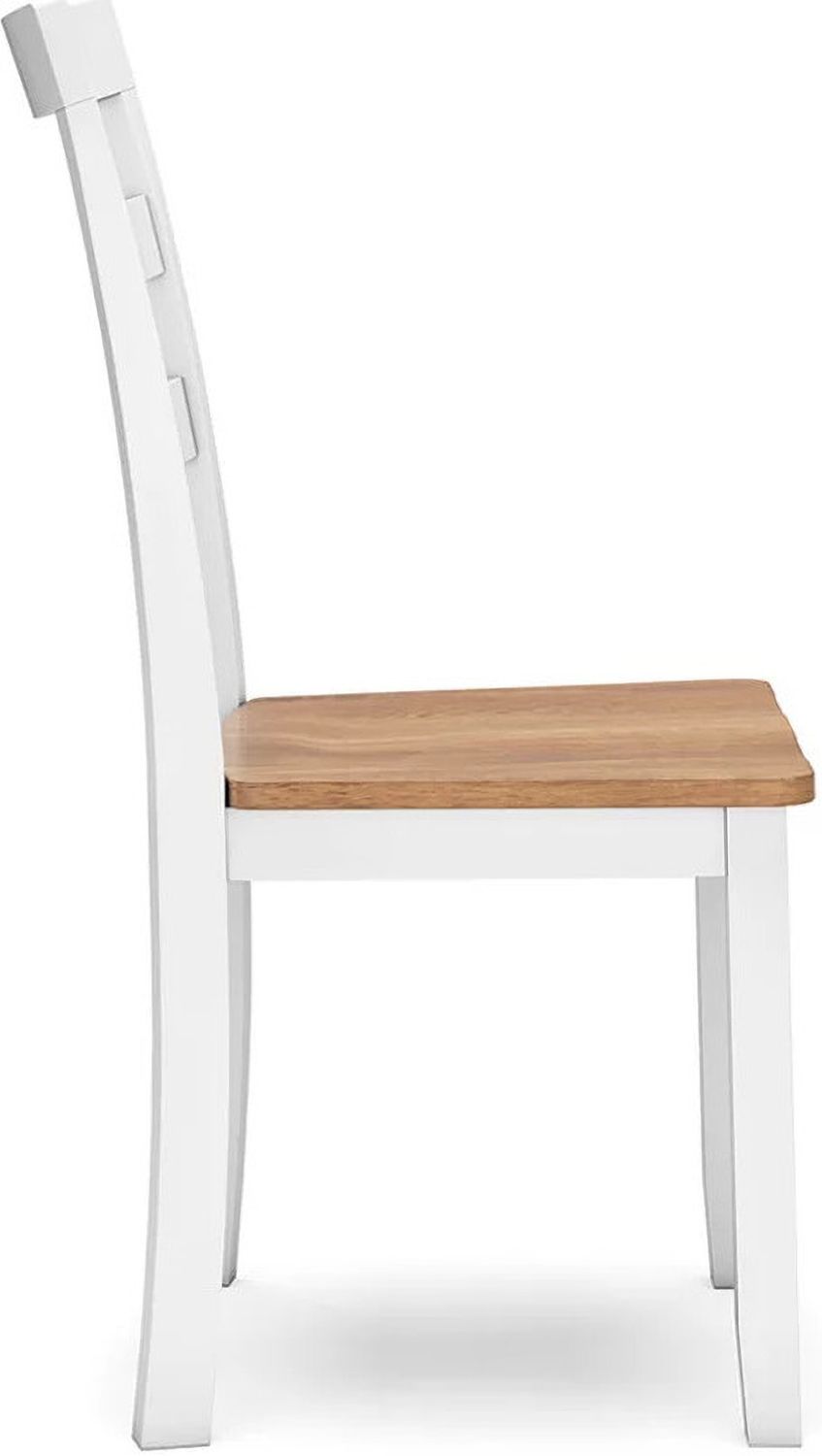 Gesthaven Dining Chair Set of 2 In Natural and White D39801
